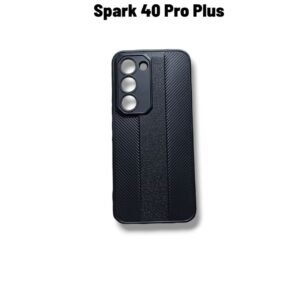 Tecno Spark 40 Pro Plus Leather Case - Spark 40 Pro Plus, Black