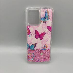 Realme 8 / Realme 8 Pro Stylish Glitter Case - Realme 8 / Realme 8 Pro, Pink Butterfly