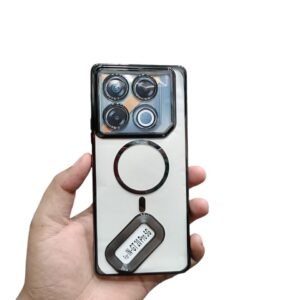 Infinix GT20 Pro 5G Clear Shockproof Case - Infinix GT20 Pro 5G, Black