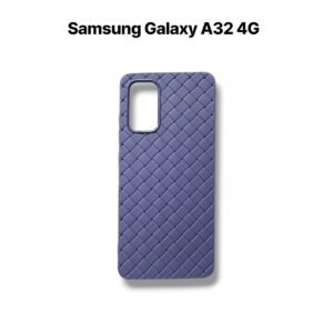 Samsung Galaxy A32 4G Woven Matte Case - Samsung A32 4G, Purple
