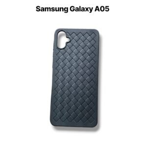 Samsung Galaxy A05 Puffer Case - Samsung Galaxy A05, Black Woven