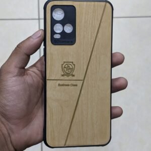 Vivo_ Y21 2021 / Y21S / Y33S / Y21A / Y2 Matte Shockproof Case - Vivo_ Y21 2021 / Y21S / Y33S / Y21A / Y21T / Y33T / T1X, Skin Wood Leather