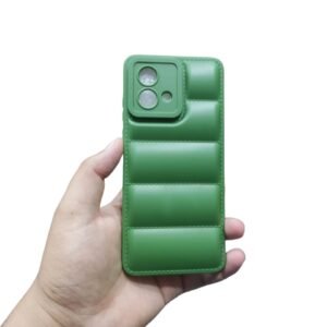 Motrola Moto G84 5G Back Cover Soft Puff Puffer Case - Motrola Moto G84 5G, Green