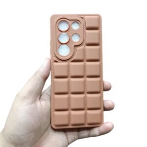Itel S25 Ultra Mobile Puffer Case - Itel S25 Ultra, Brown