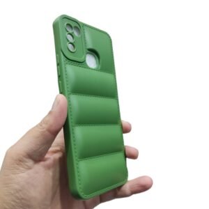 Itel A60 / A60s Puffer Case - Itel A60 / Itel A60s, Green