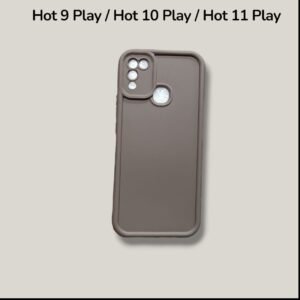 Infinix Hot 9 Play / Hot 10 Play / Hot 11 Play Puffer Matte Case - Infinix Hot 10 Play / Hot 11 Play, Brown Solid