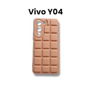 Vivo Y04 4G Puffer Matte Case - Vivo Y04 4G, Brown