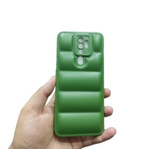 OPPO A5 2020 / A9 2020 Silicone Matte Case - OPPO A5 2020 / A9 2020, Green Down