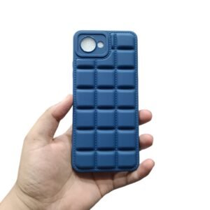 Realme C30 Puffer Case - Realme C30, Blue Box