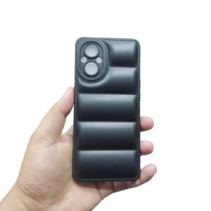 OPPO F21 Pro 5G Puffer Case - OPPO F21 Pro 5G, Black Down