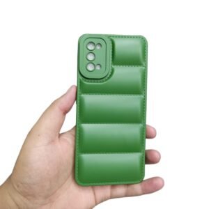 Realme 7 Pro Puffer Case - Realme_ 7 Pro, Green Down