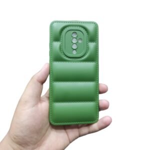 Vivo S1 Pro / Vivo Y51 2020 Puffer Matte Case - Vivo S1 Pro / Vivo Y51 2020, Green Down