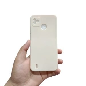 Tecno POP 5 Puffer Case - Tecno POP 5, White Matt