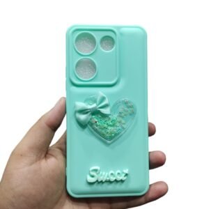 Tecno Camon 20 / Camon 20 Pro Shiny Glitter Case - Tecno Camon 20 / Camon 20 Pro, Cyan