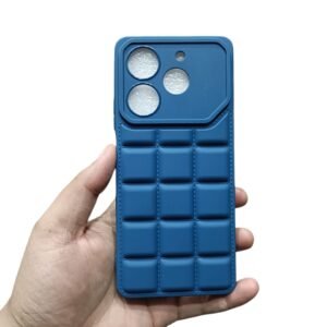Tecno Pova 6 Neo 4G Mobile Puffer Case - Tecno Pova 6 Neo 4G, Blue