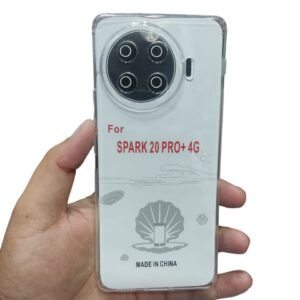 Tecno Spark 20 Pro Plus ( Spark 20 Pro + Matte Case - Tecno Spark 20 Pro +, Transparent