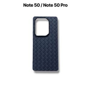 Infinix Not 50 4G / Note 50 Pro 4G Leather Woven Case - Not 50 / Note 50 Pro, Black Woven