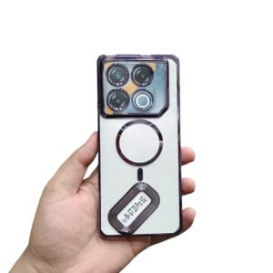 Infinix GT20 Pro 5G Clear Shockproof Case - Infinix GT20 Pro 5G, Purple