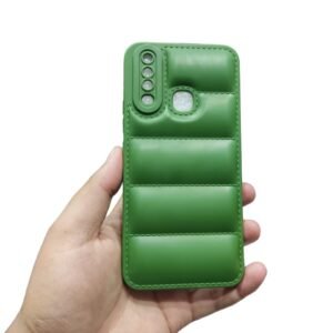 Vivo Y11 / Y12 / Y15 / Y17 Puffer Case - Vivo Y11 / Y12 / Y15 / Y17, Green Down