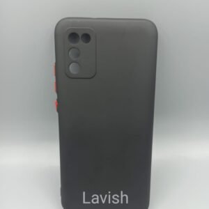 Samsung Galaxy A02s Matte Shockproof Case - Samsung Galaxy A02s, Black