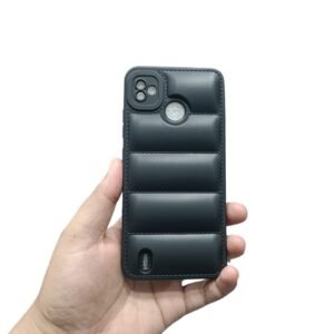Tecno POP 5 Puffer Case - Tecno POP 5, Black Puffer