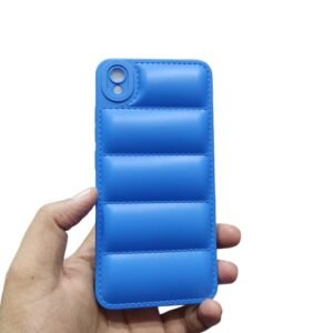 Vivo Y91c / Y91D / Y90 Puffer Matte Case - Vivo_Y1s_ / Y91c / Y91D / Y90, Blue Down