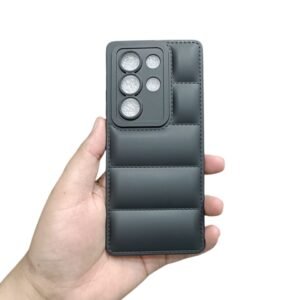 Itel S25 Ultra Mobile Puffer Case - Itel S25 Ultra, Black Puffer