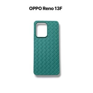 OPPO Reno 13F 4G / 5G Woven Matte Case - OPPO Reno 13F, Green