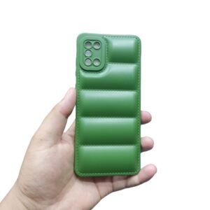 Samsung Galaxy A31 Puffer Case - Samsung Galaxy A31, Green Down