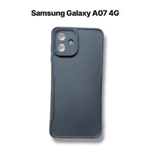 Samsung Galaxy A07 4G Silicone Matte Case - Samsung Galaxy A07, Black Solid