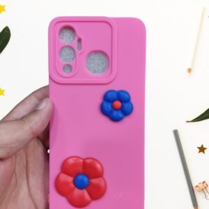 Infinix Hot 12 Play ( Hot 12 Play ) Back Back Cover - Hot 12 Play, Pink Randomly