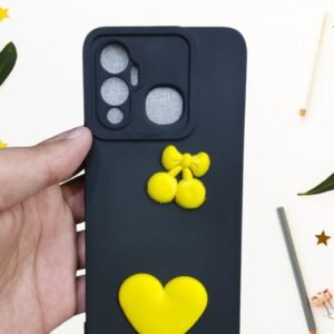 Infinix Hot 12 Play ( Hot 12 Play ) Back Back Cover - Hot 12 Play, Black Randomly