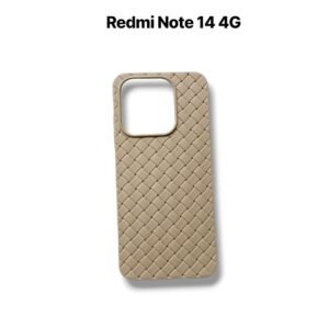 Redmi Note 14 4G Woven Matte Case - Redmi Note 14 4G, Golden Woven