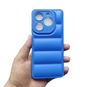 Infinix Hot 40i ( Hot 40i ) / Smart 8 Pl Puffer Case - Infinix Hot 40i / Smart 8 Plus, Blue