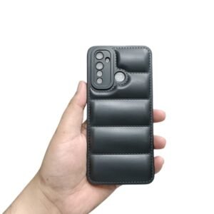Realme 5 Pro Puffer Matte Case - Realme 5 Pro, Black