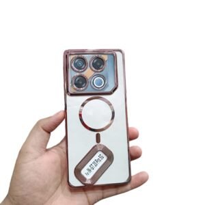 Infinix GT20 Pro 5G Clear Shockproof Case - Infinix GT20 Pro 5G, Rose Gold