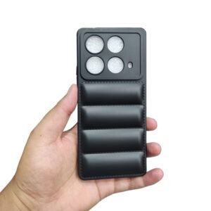 Infinix Note 40 4G Puffer Matte Case - Infinix Note 40 4G, Black