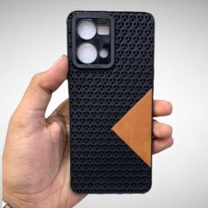 OPPO F21 Pro 4G Leather Fabric Case - F21 Pro 4G, Black