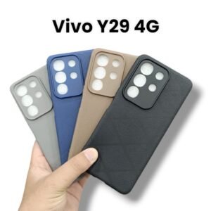 Vivo Y29 4G Silicone Leather Case