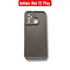 Infinix Hot 12 Play Matte Case - Infinix Hot 12 Play, Brown Solid
