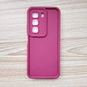 Infinix Hot 50 Silicone Case - Infinix Hot 50, Maroon