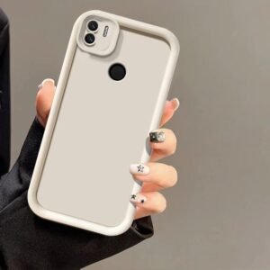 Redmi A2 Plus / A1 Plus ( A1+ / A2+ ) Ba Puffer Case - Redmi A1 Plus / A2 Plus, White Solid