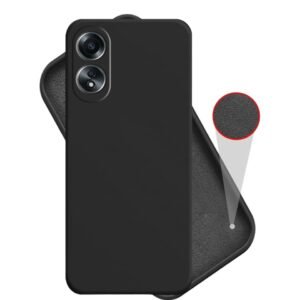 OPPO A60 4G Clear Case - OPPO A60 4G, Black Offical