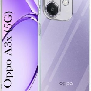 OPPO A3X Clear Shockproof Case - OPPO A3x, Dust Plug Transparen
