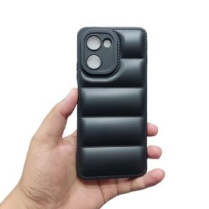 Realme C33 Puffer Case - Realme C33, Black