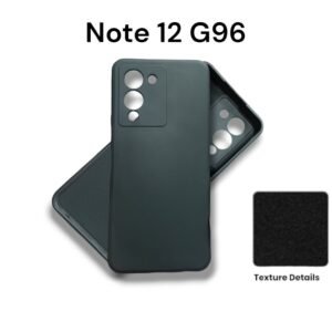 Infinix Note 12 G96 ( Note 12 G96 ) Soft Matte Shockproof Case - Infinix Note 12 G96, Black Offical
