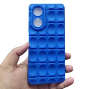 OPPO A58 4G Puffer Case - OPPO A58 4G, Blue