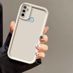 Tecno Spark 7 / Spark 7T ( Spark 7 T) Ba Back Cover - Tecno Spark 7 / Spark 7T, White Solid