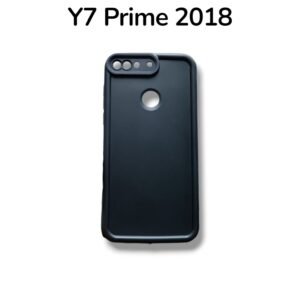 Huawei Y7 Prime 2018 Puffer Case - Y7 Prime 2018, Black Solid