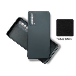 Huawei Y7A S Clear Shockproof Case - Huawei Y7A, Black Offical